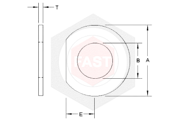 Clipped Hardened Washer